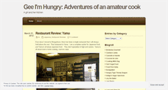Desktop Screenshot of geeimhungry.wordpress.com