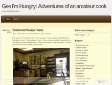 Tablet Screenshot of geeimhungry.wordpress.com