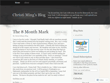 Tablet Screenshot of christiming.wordpress.com