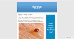 Desktop Screenshot of dedbugllc.wordpress.com