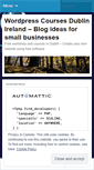 Mobile Screenshot of bloggingdublin.wordpress.com