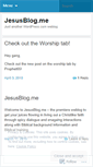 Mobile Screenshot of jesusblogme.wordpress.com