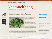 Tablet Screenshot of khamneithang.wordpress.com