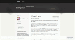 Desktop Screenshot of estrigious.wordpress.com