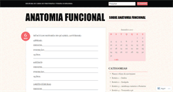 Desktop Screenshot of anatomiafuncional.wordpress.com