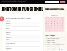 Tablet Screenshot of anatomiafuncional.wordpress.com