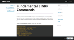 Desktop Screenshot of danielbates.wordpress.com