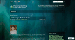 Desktop Screenshot of dhensupri.wordpress.com