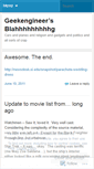 Mobile Screenshot of geekengineer.wordpress.com