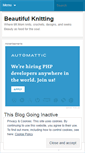 Mobile Screenshot of beautifulknitting.wordpress.com