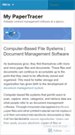 Mobile Screenshot of mypapertracer.wordpress.com