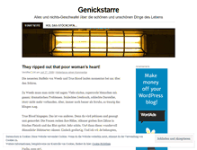 Tablet Screenshot of genickstarre.wordpress.com