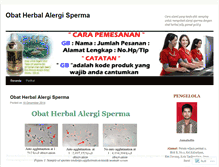 Tablet Screenshot of obatherbalalergisperma32.wordpress.com