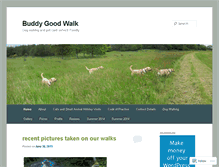 Tablet Screenshot of buddygoodwalk.wordpress.com