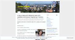 Desktop Screenshot of ilgrilloparlantego.wordpress.com