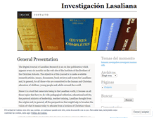 Tablet Screenshot of lasallianresearch.wordpress.com