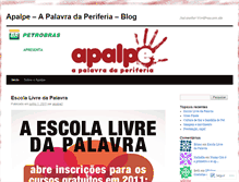 Tablet Screenshot of apalpe.wordpress.com