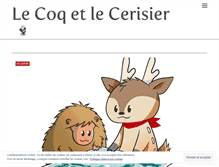 Tablet Screenshot of lecoqetlecerisier.wordpress.com