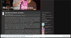 Desktop Screenshot of movinginstereo.wordpress.com