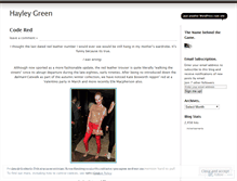 Tablet Screenshot of hgreenarw.wordpress.com