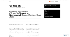 Desktop Screenshot of 360hack.wordpress.com