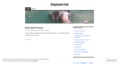 Desktop Screenshot of elephantink.wordpress.com