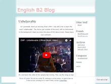 Tablet Screenshot of englishb2.wordpress.com