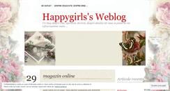 Desktop Screenshot of happygirls.wordpress.com