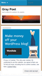 Mobile Screenshot of graypoet.wordpress.com