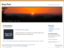 Tablet Screenshot of graypoet.wordpress.com