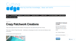 Desktop Screenshot of cuttingedgetextiles.wordpress.com