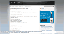 Desktop Screenshot of greenimpactindo.wordpress.com