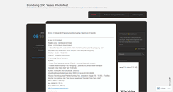 Desktop Screenshot of bandung200photofest.wordpress.com