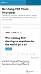 Mobile Screenshot of bandung200photofest.wordpress.com