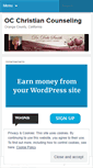 Mobile Screenshot of occhristiancounseling.wordpress.com
