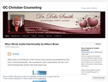 Tablet Screenshot of occhristiancounseling.wordpress.com