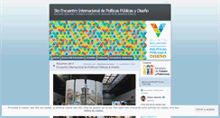 Desktop Screenshot of encuentropoliticaydisenos.wordpress.com