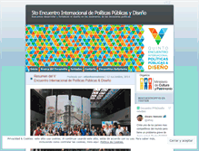 Tablet Screenshot of encuentropoliticaydisenos.wordpress.com