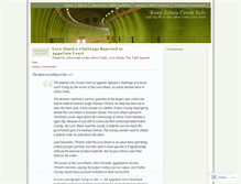 Tablet Screenshot of johnscreek.wordpress.com