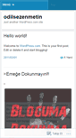 Mobile Screenshot of odilsezenmetin.wordpress.com