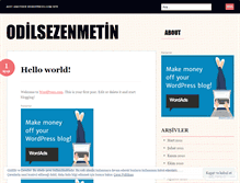 Tablet Screenshot of odilsezenmetin.wordpress.com