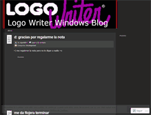 Tablet Screenshot of logowriterwindows.wordpress.com