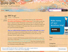 Tablet Screenshot of gypsygirls.wordpress.com