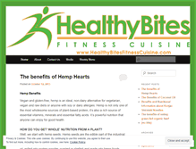 Tablet Screenshot of healthybitescuisine.wordpress.com