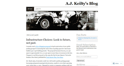 Desktop Screenshot of ajkeilty.wordpress.com