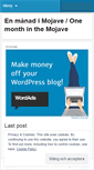 Mobile Screenshot of enmanadimojave.wordpress.com