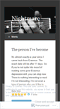 Mobile Screenshot of nightmareoflife.wordpress.com