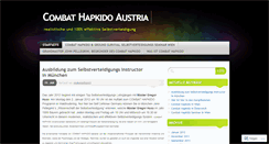 Desktop Screenshot of combathapkidoaustria.wordpress.com