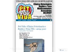 Tablet Screenshot of petvida.wordpress.com