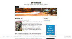 Desktop Screenshot of enunacalle.wordpress.com